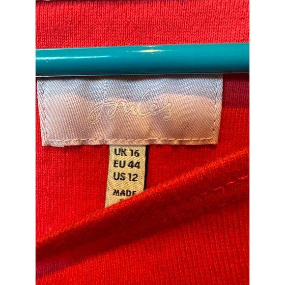 Joules Coral Floral Mini Dress - Picture 7 of 9